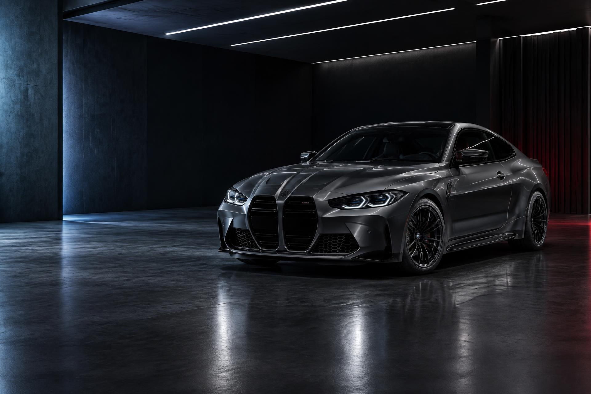 Performance coupe in a specialist studio